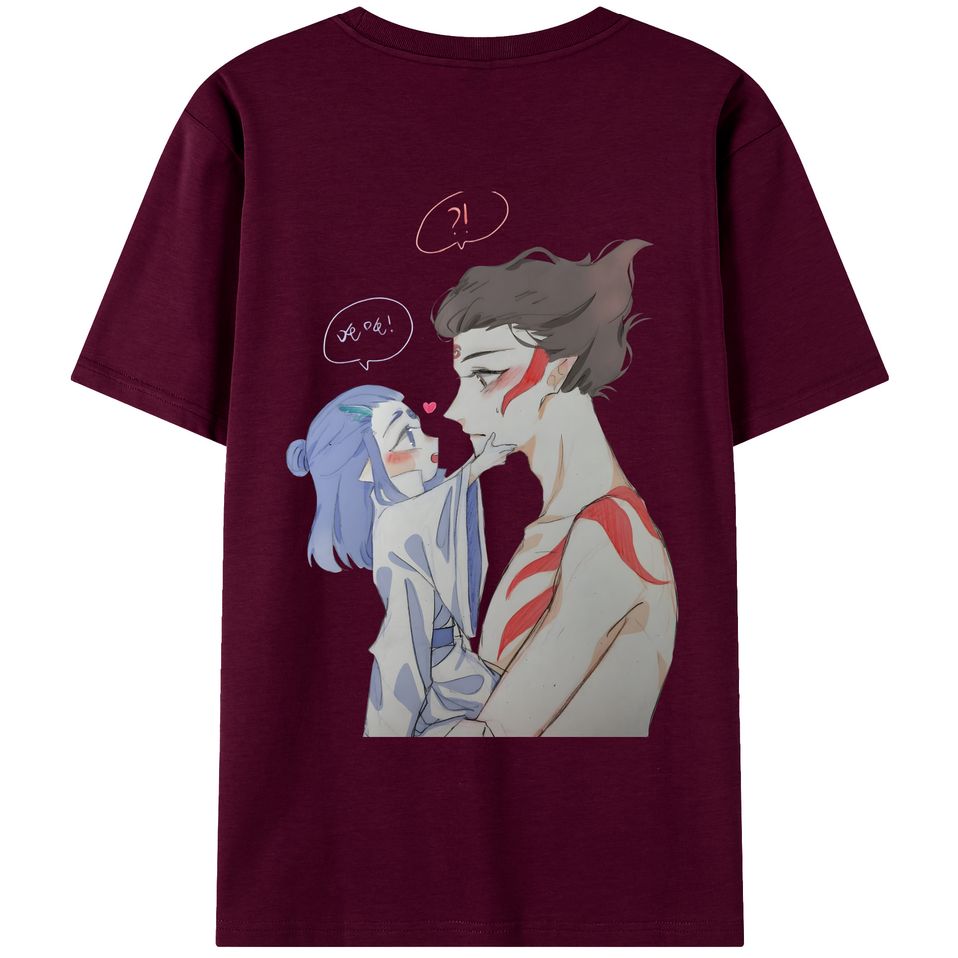 （画像用） Ne Zha 2 ナタ 魔童の大暴れ レディース半袖Tシャツ(バックプリント)